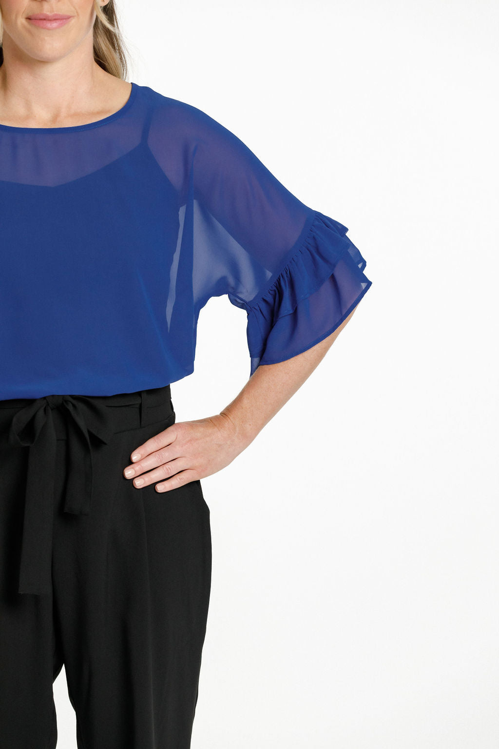 Imogen Blouse - Sale - Colbalt