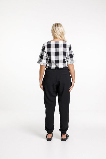 Sandrine Top - Gingham Check