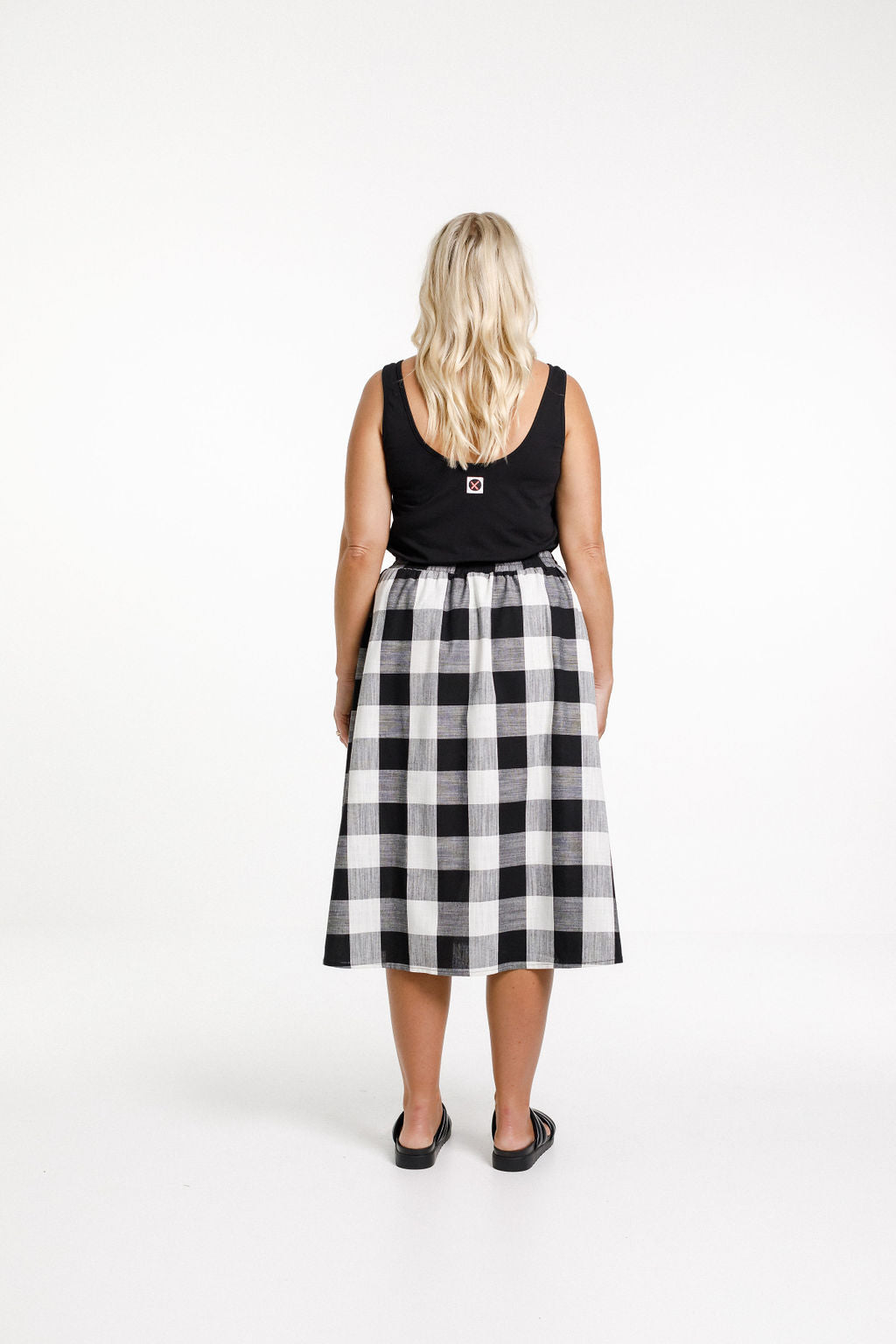 Delilah Skirt - Gingham Check