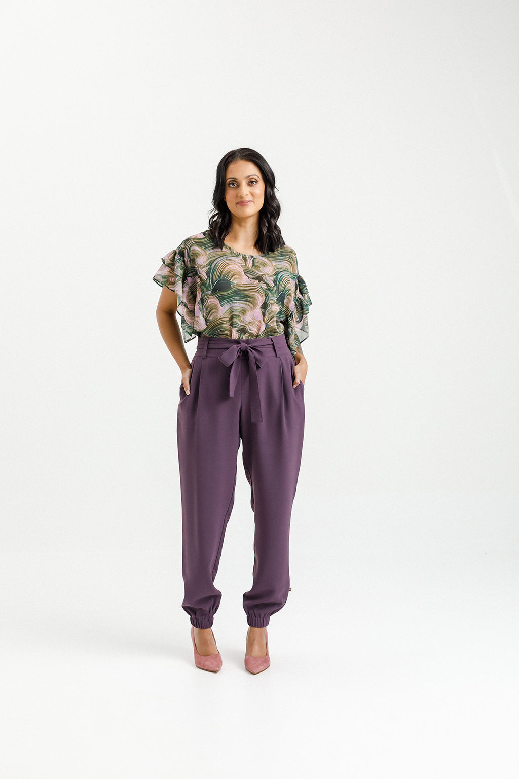 Billie Pants - Sale - Plum