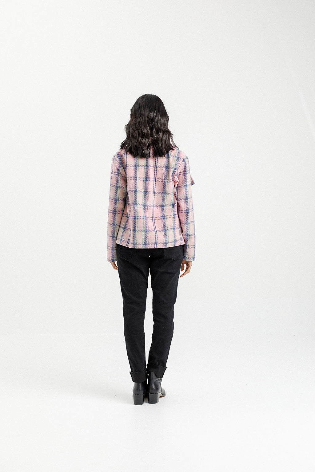 Shylah Jacket - Sale - Pink Plaid