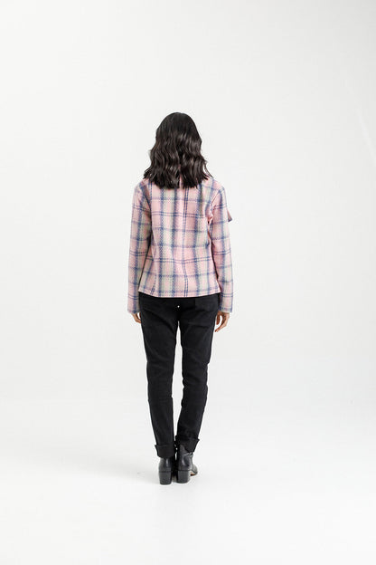 Shylah Jacket - Pink Plaid