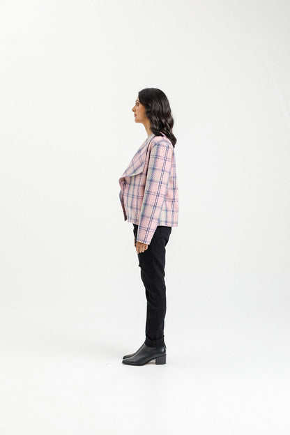 Shylah Jacket - Sale - Pink Plaid