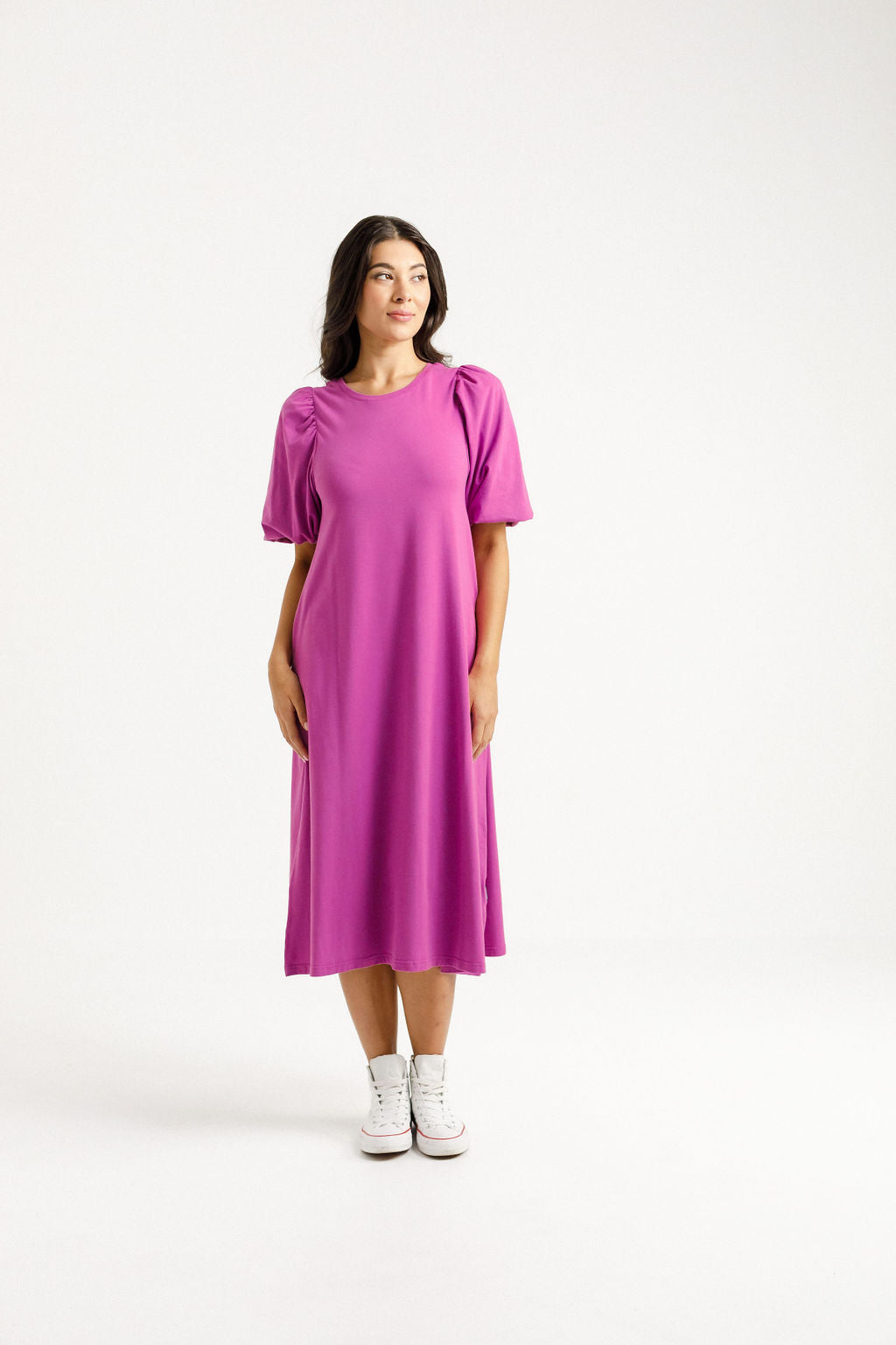 Ivy Midi Dress - Orchid