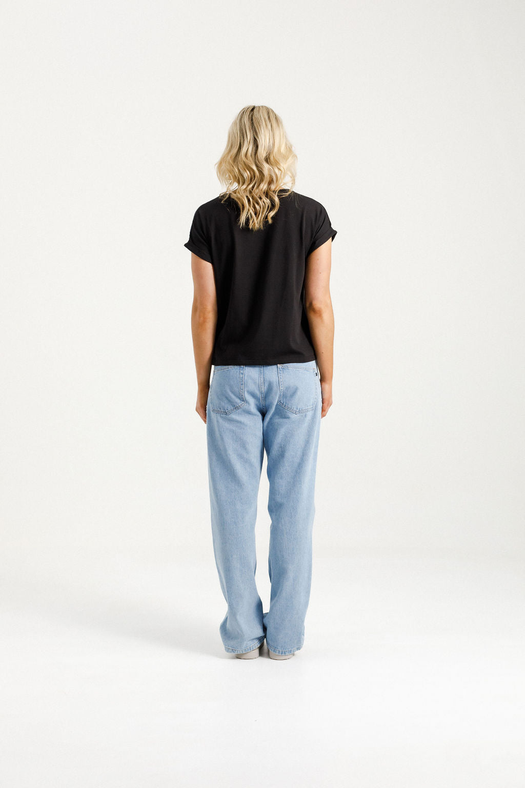 Jackie Tee - Black with Blossom Berry X
