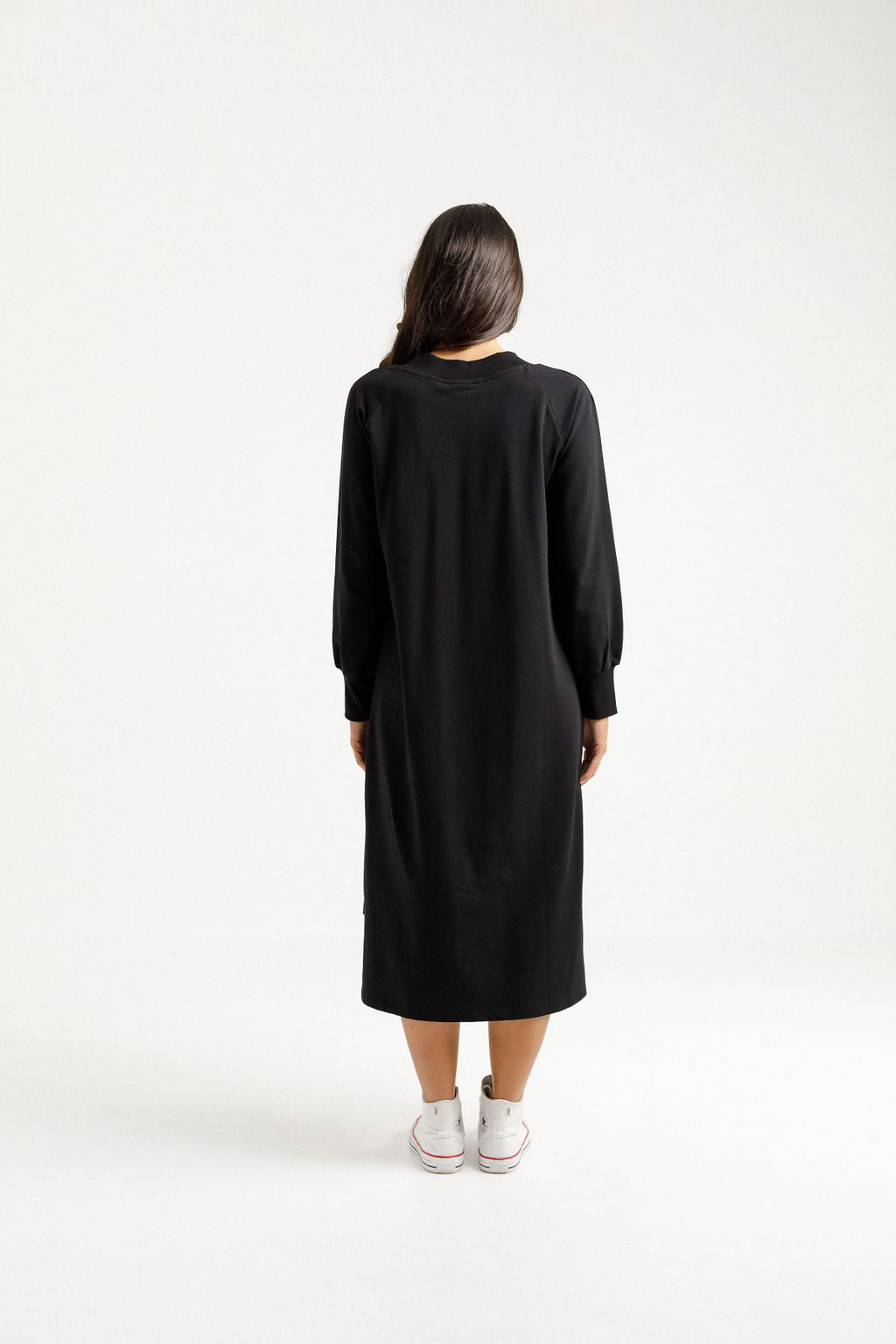 Laney Dress - Black with Mini X