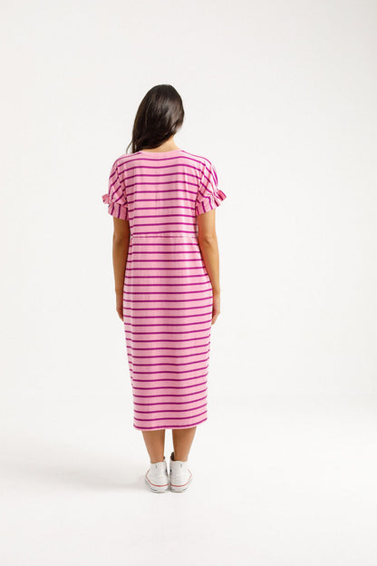 Nevaeh Midi Dress - Candy Stripe