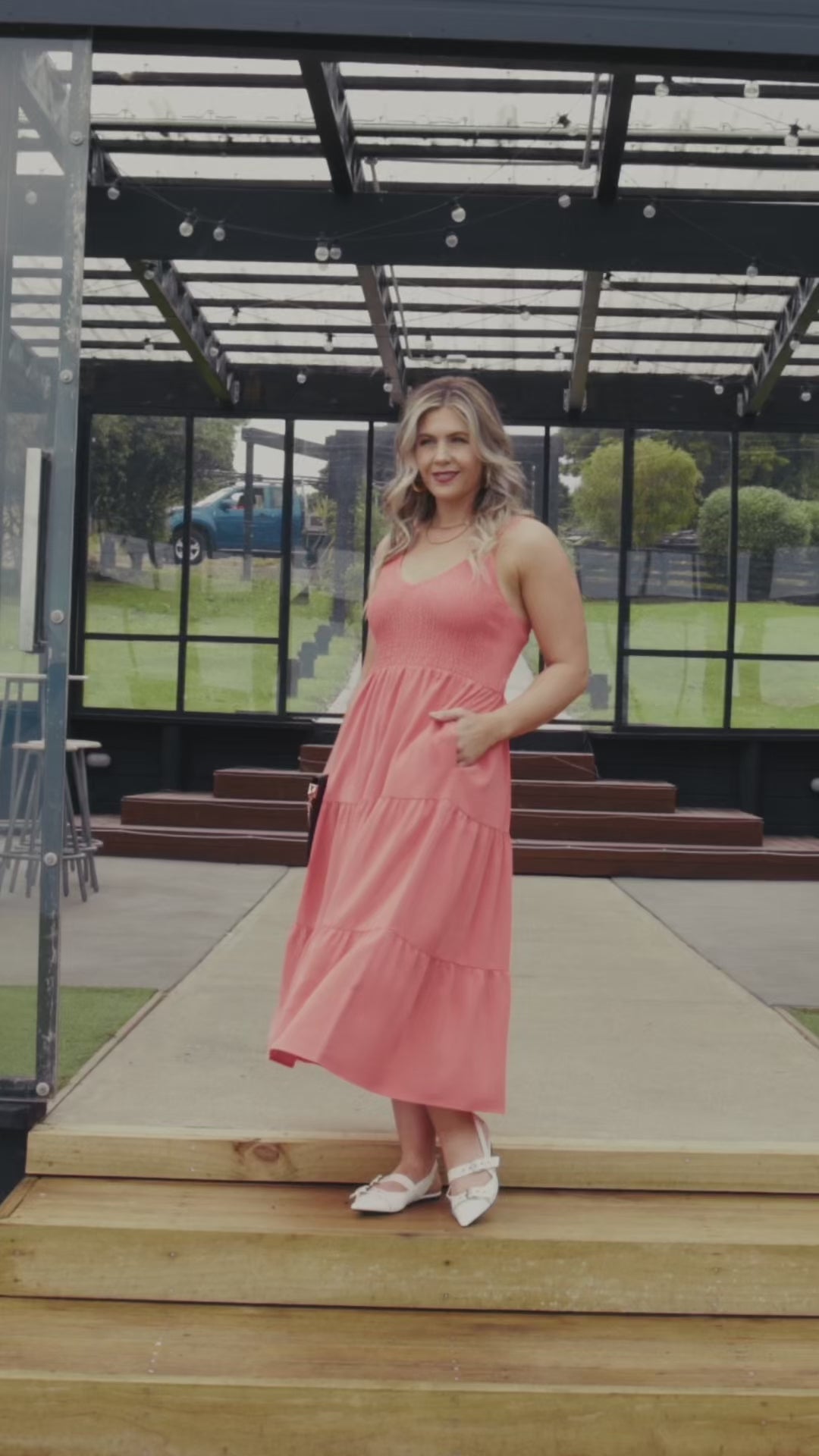 Julia Dress - Berry