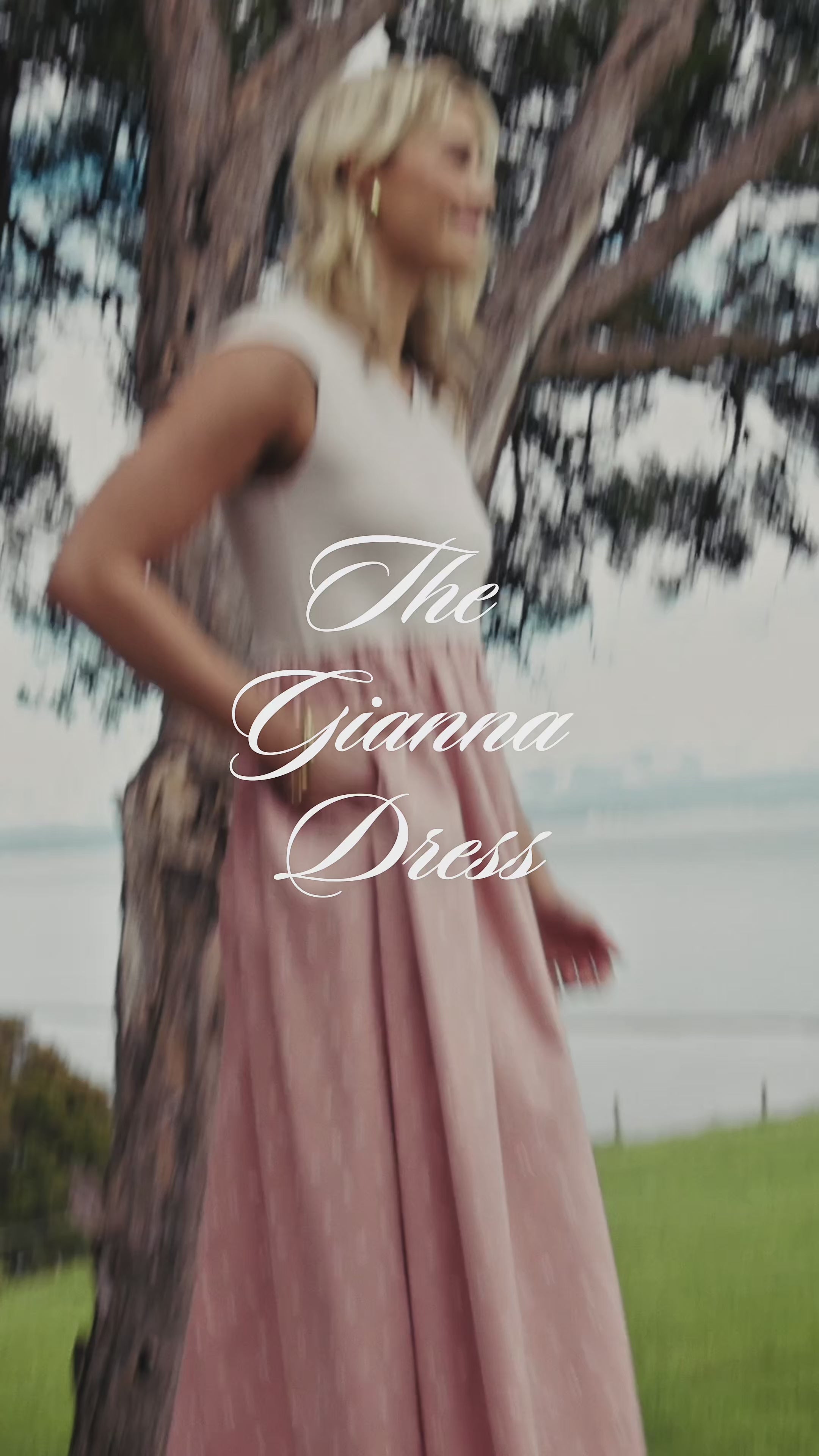 Gianna Dress - Creamy Blossom Bows