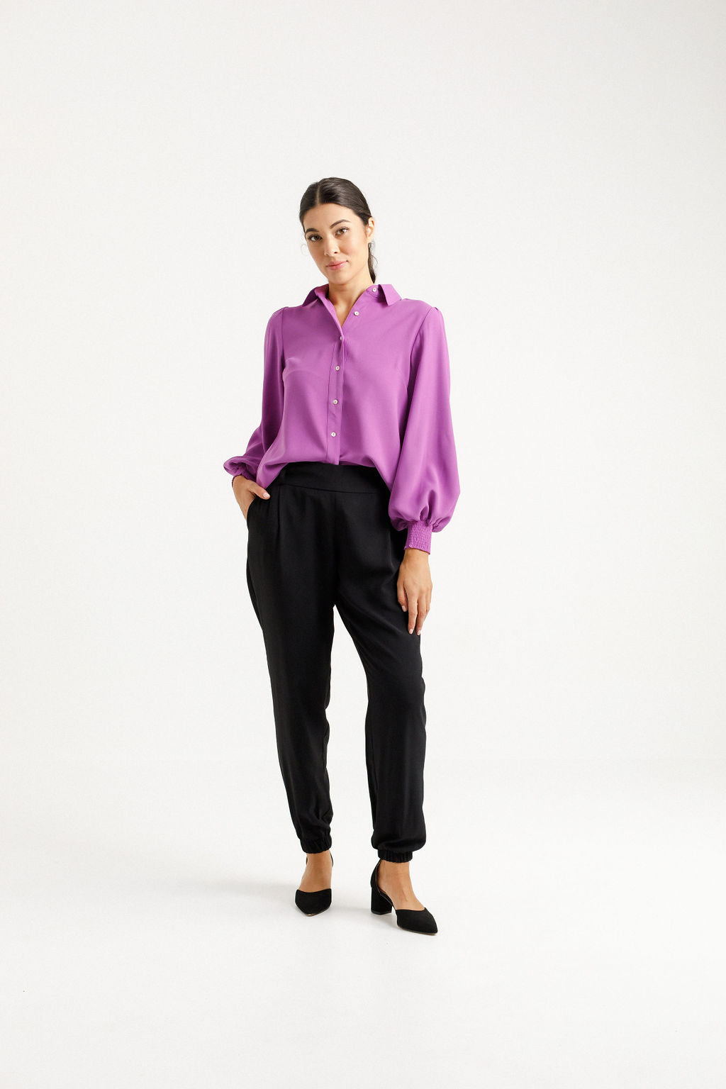 Sloane Shirt - Orchid