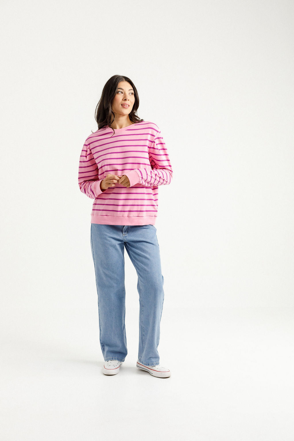 Wylder Long Sleeve Tee - Candy Stripe