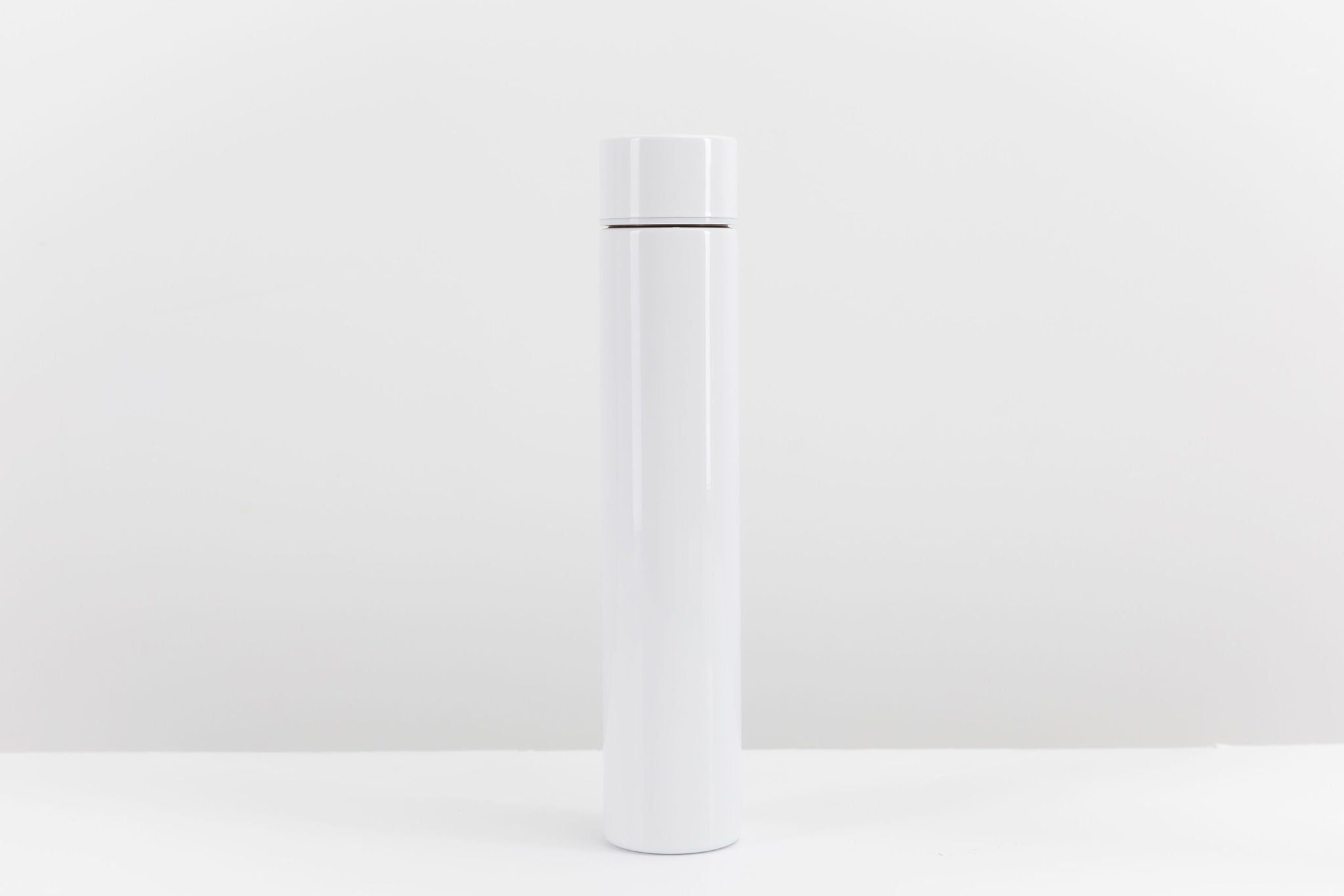 Slim Flask Bottle - Satin White