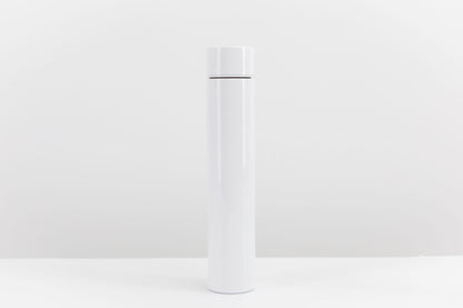 Slim Flask Bottle - Satin White