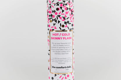 Slim Flask Bottle - Satin Black