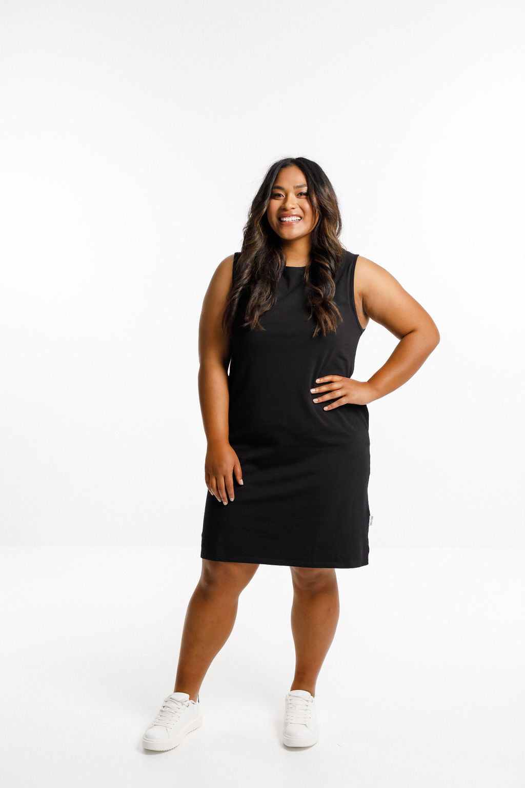 Taylor Singlet Dress - Black