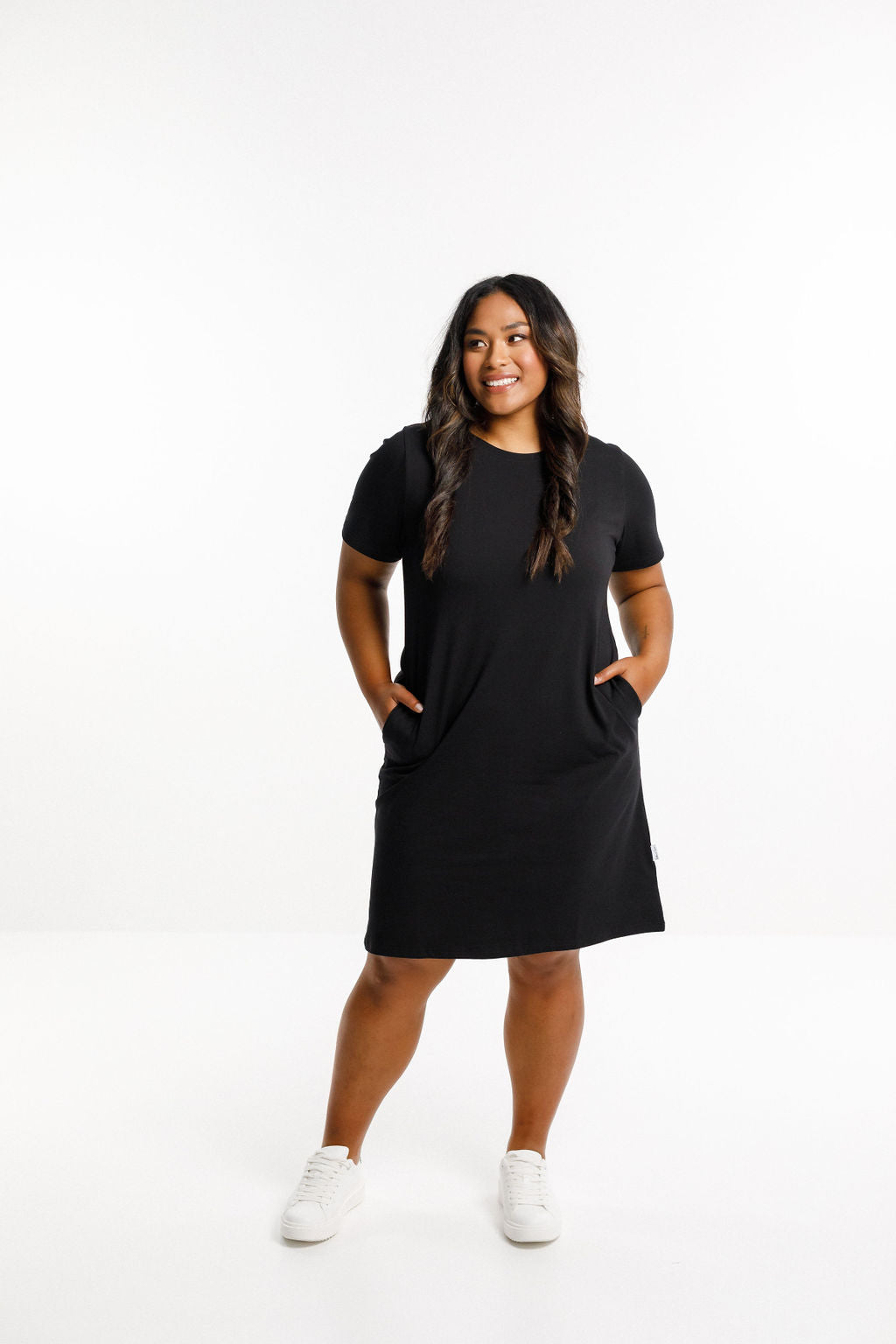 Taylor Tee Dress - Black