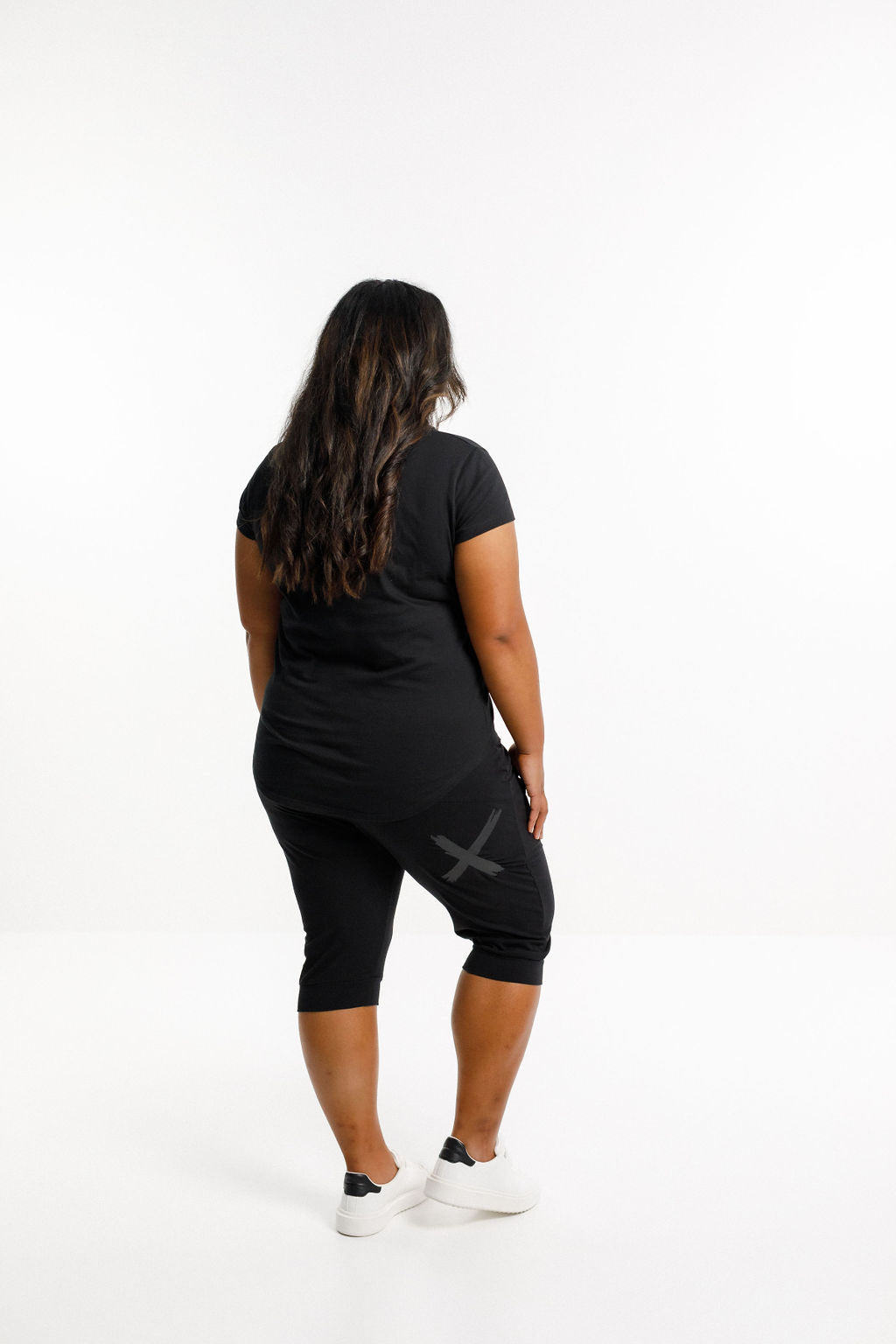 3/4 Apartment Pants - Black with Matte Black X