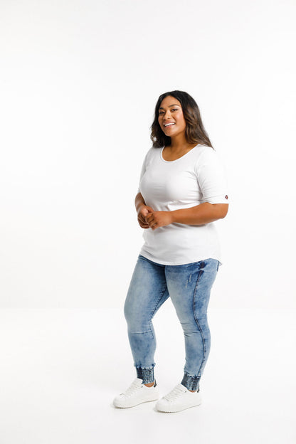 Long Tee - White