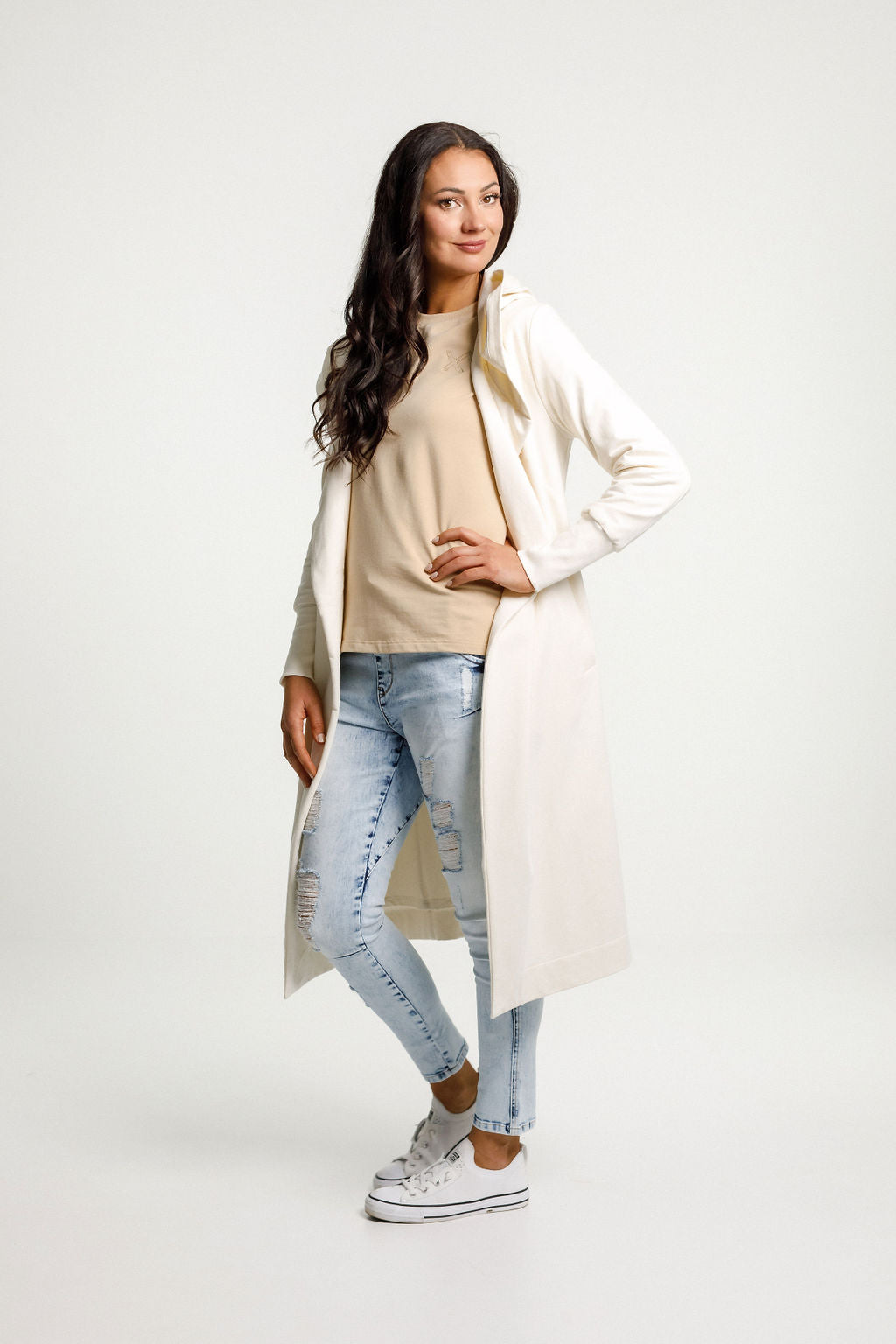 Kelly Coat - Winter Weight - Cream