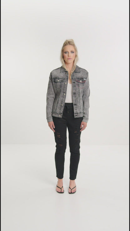 Classic Denim Jacket - Grey Wash