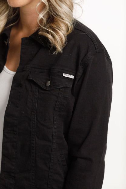 Classic Denim Jacket - Jet Black