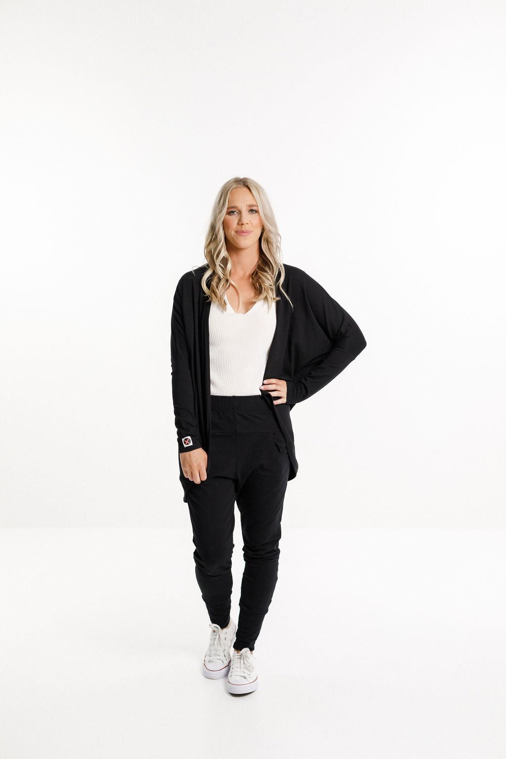 Batwing Cardi - Black