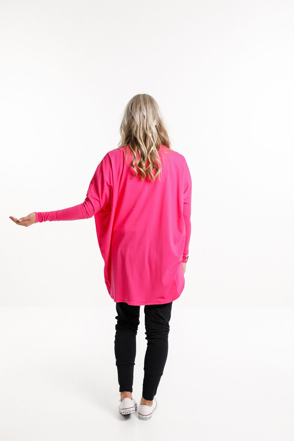 Batwing Cardi - Raspberry Pink