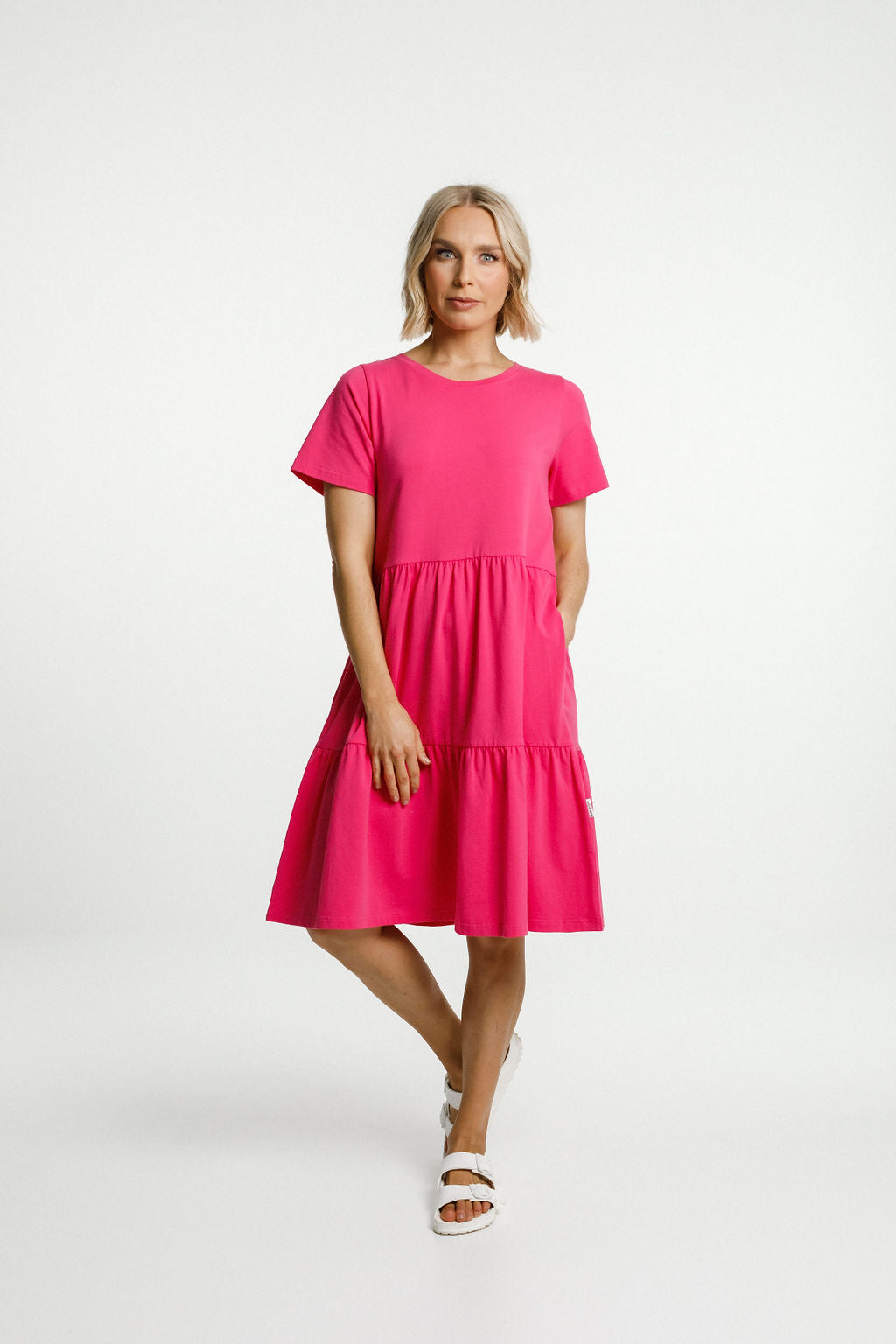 Kylie Dress - Raspberry Pink