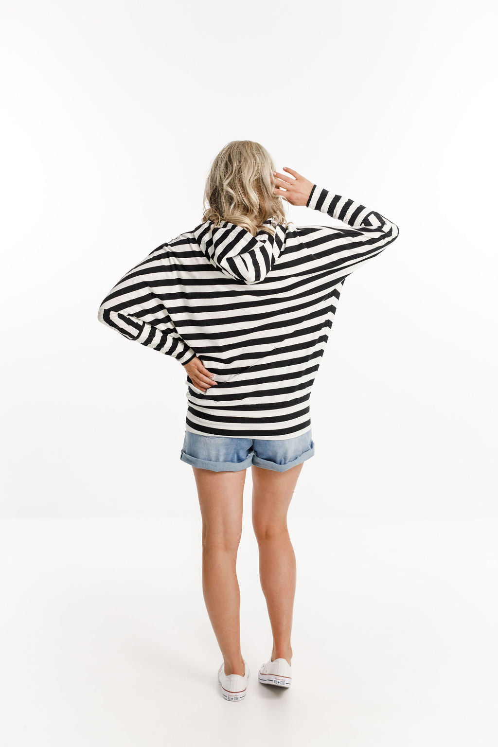 Ellen Tee - Sale - Black &amp; White Stripes