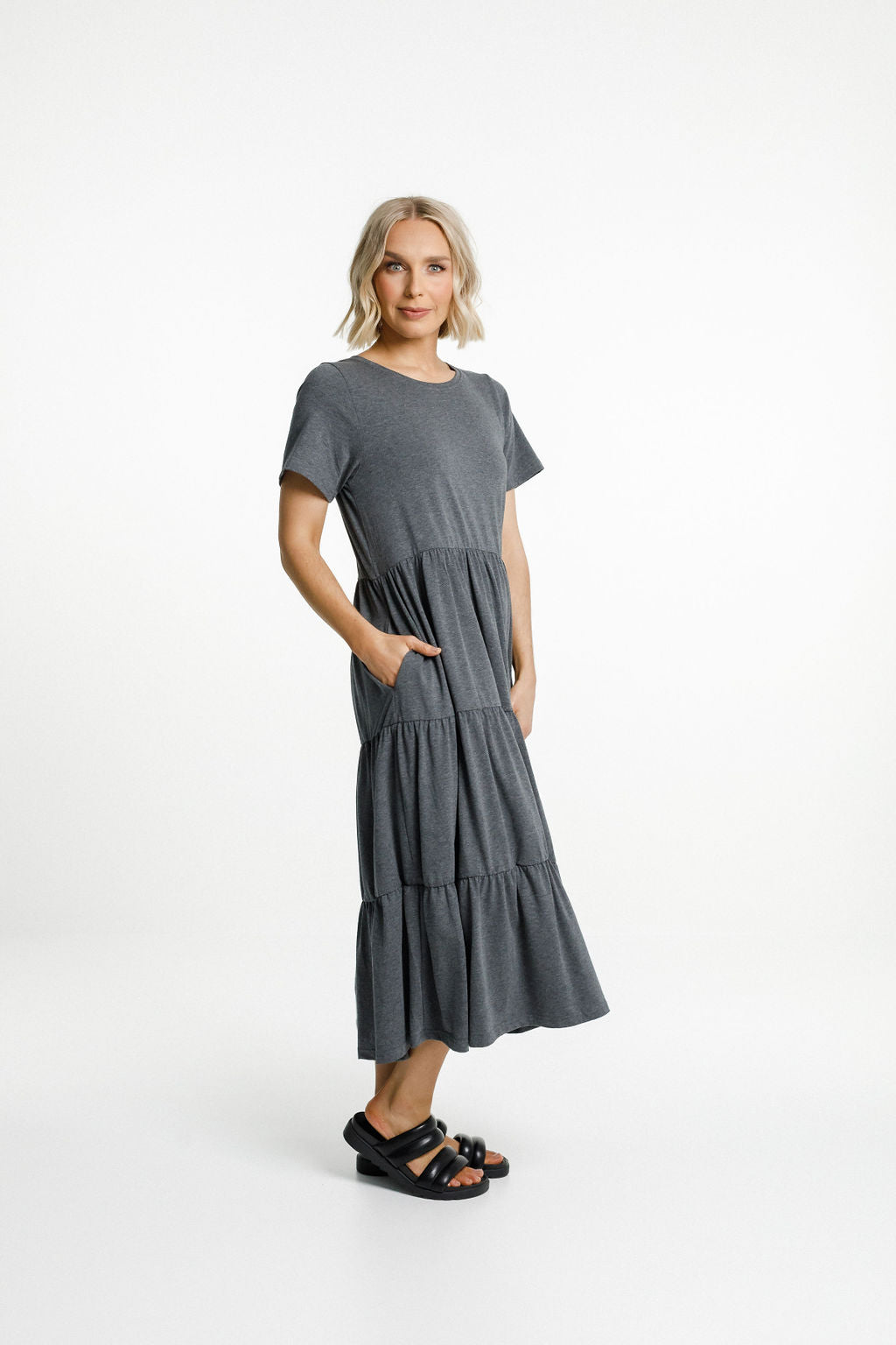 Kendall Dress - Charcoal