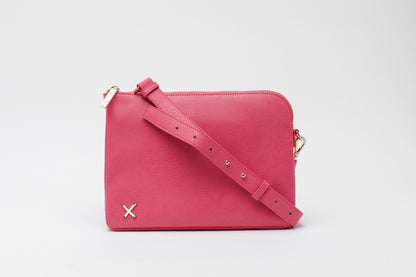 Oversized Clutch - Lipstick Pink