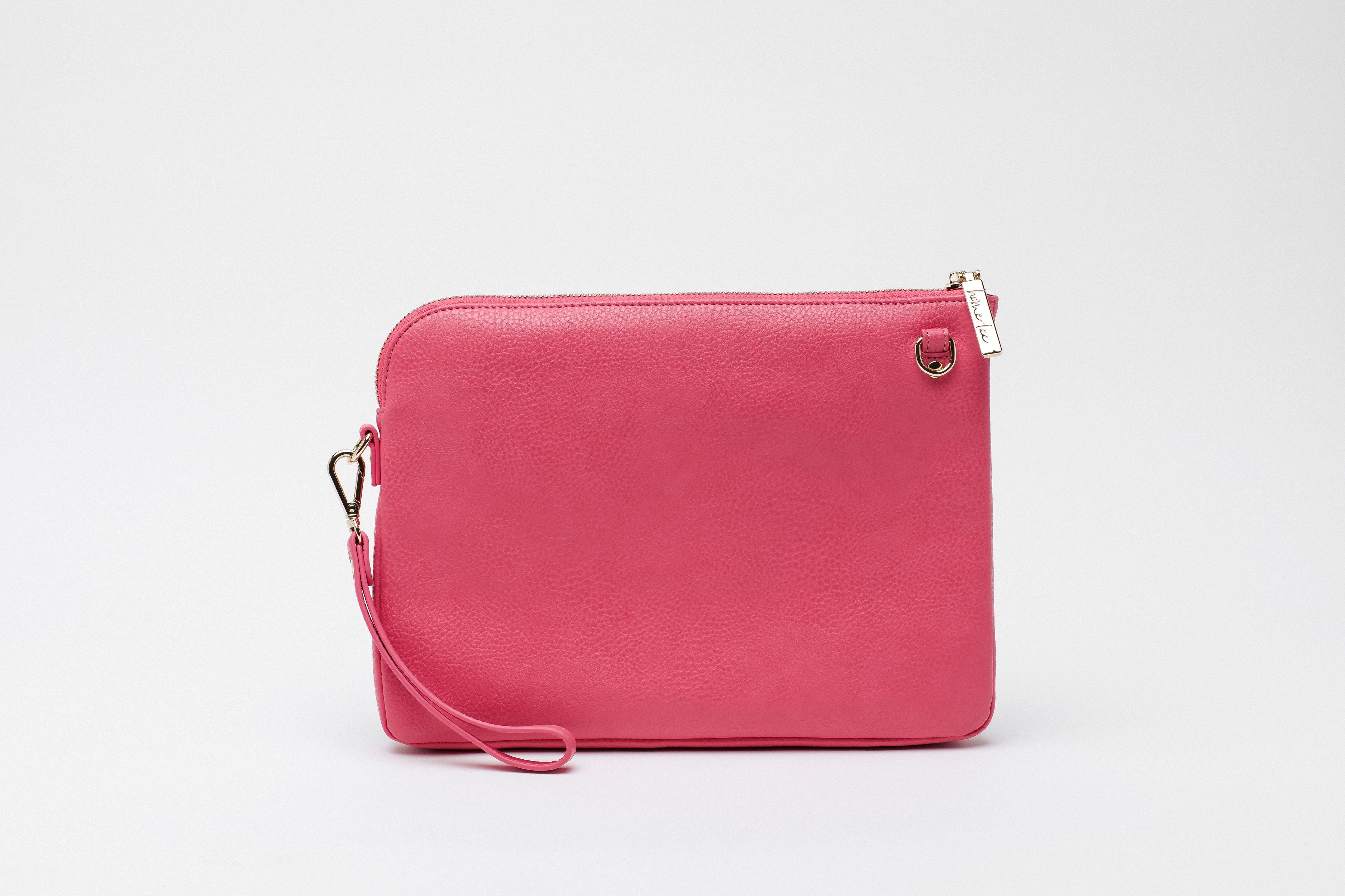 Oversized Clutch - Lipstick Pink