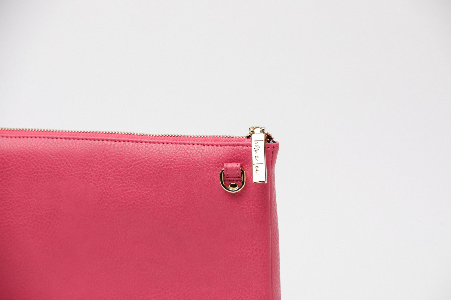 Oversized Clutch - Lipstick Pink