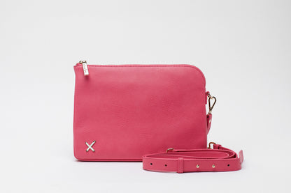 Oversized Clutch - Lipstick Pink