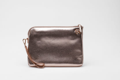 Oversized Clutch - Rose Gold