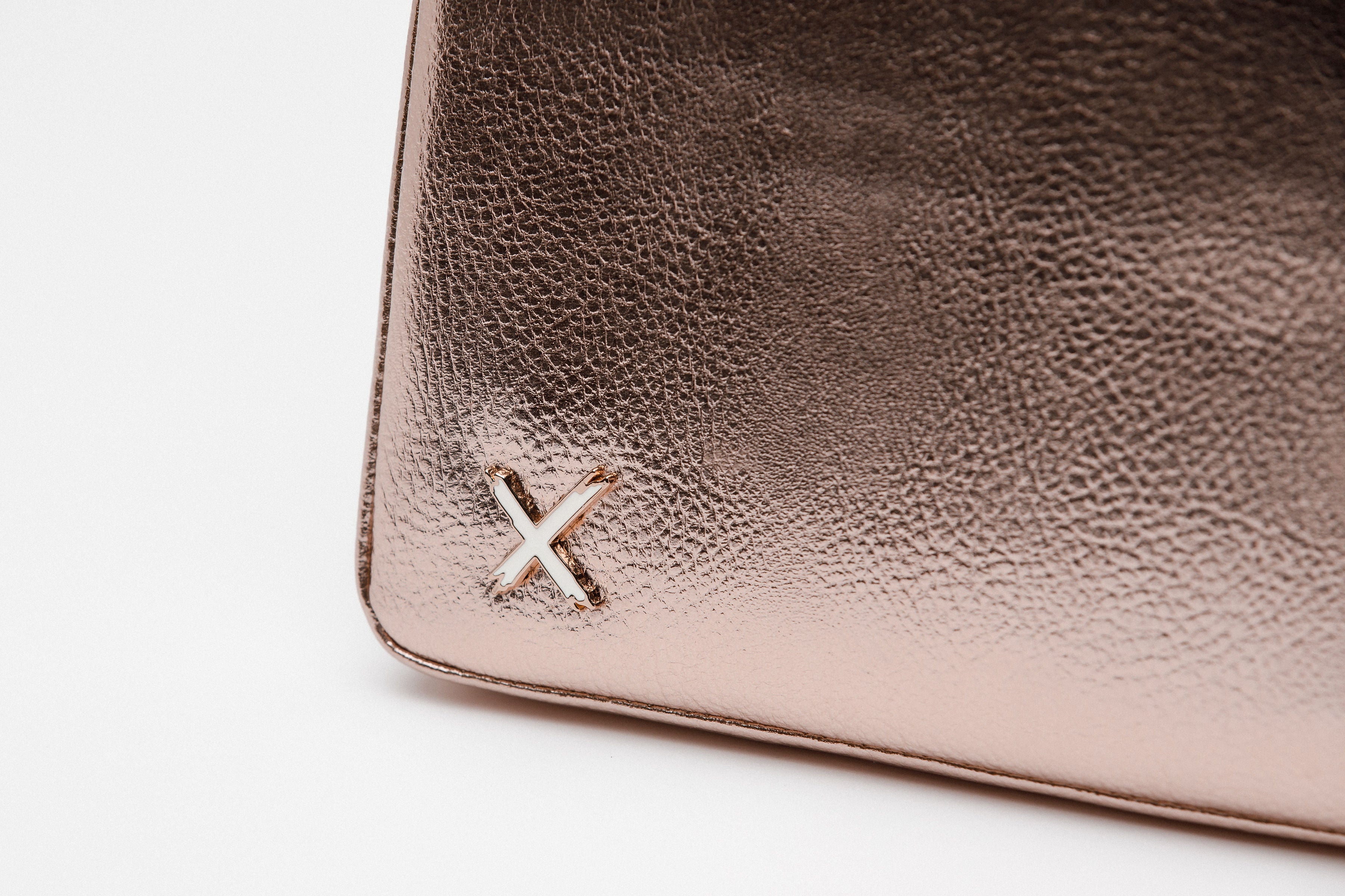 Oversized Clutch - Rose Gold