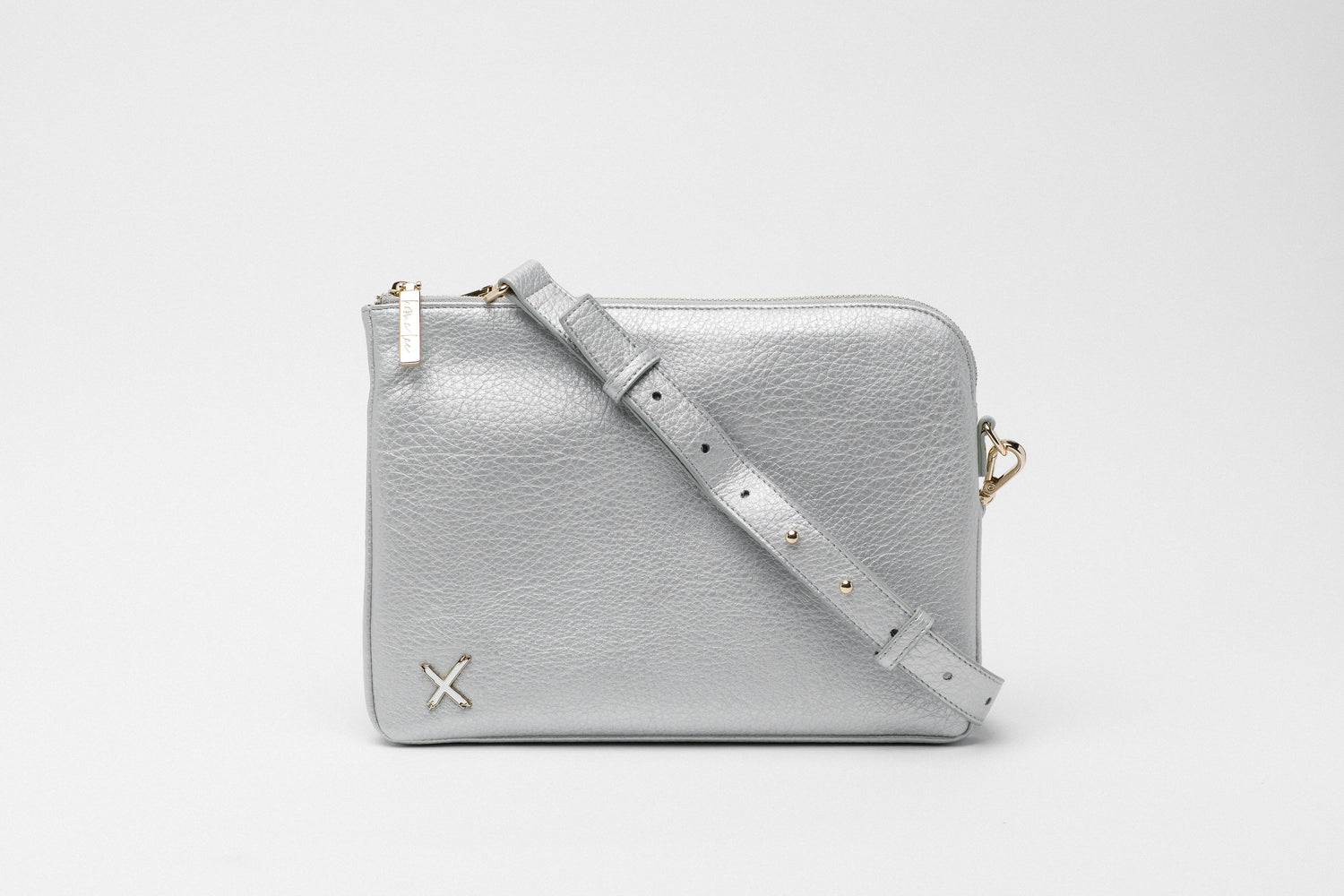 Oversized Clutch - Silver