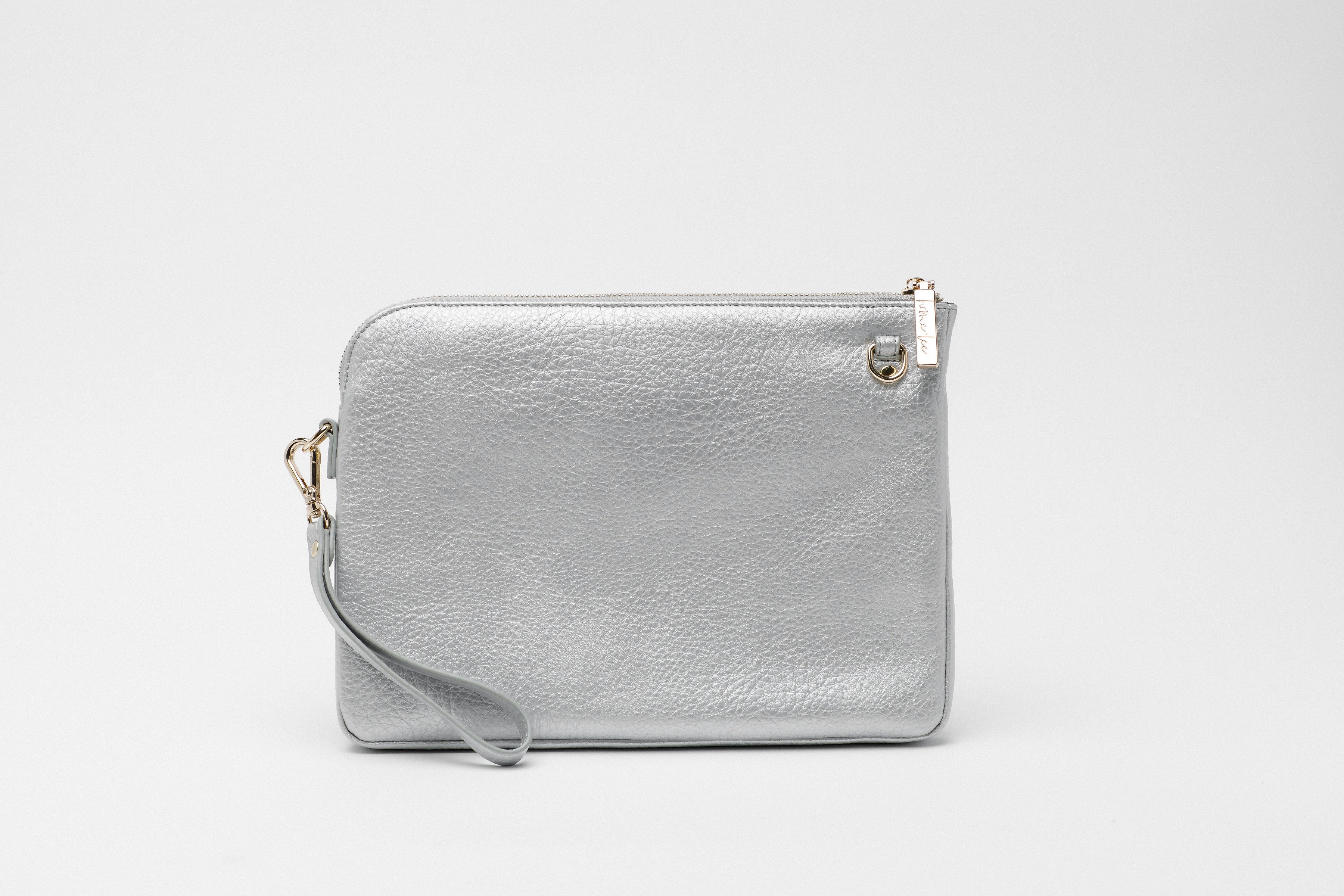 Oversized Clutch - Silver