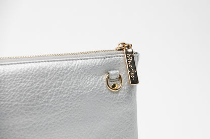 Oversized Clutch - Silver