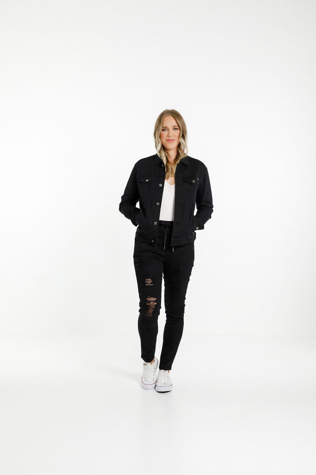 Classic Denim Jacket - Jet Black