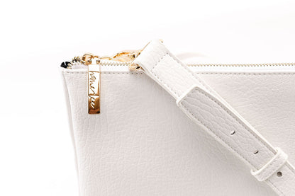 Oversized Clutch - White