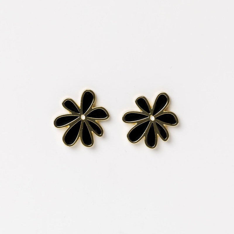 Studs - Daisy - Black