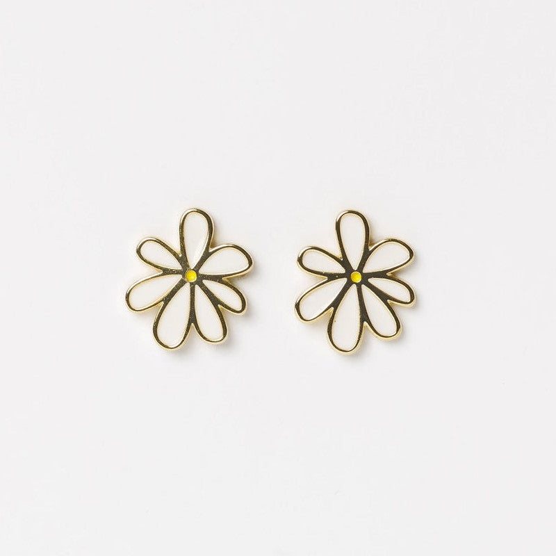 Studs - Daisy - White